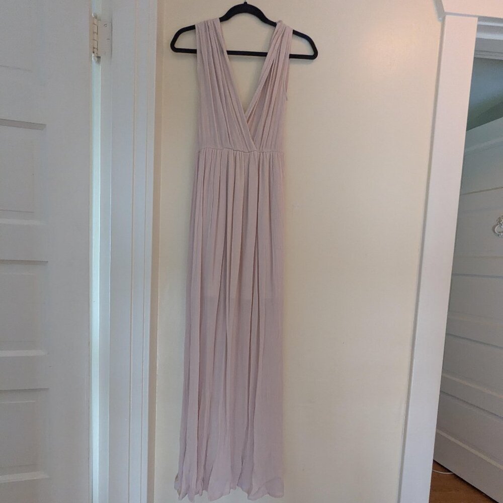 NWT Alythea pink boho maxi dress (bridesmaid, prom, grecian)